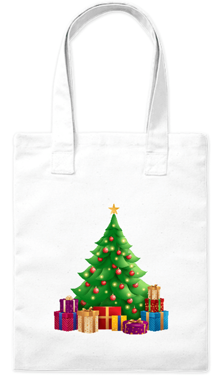 Torba baweniana eko „Choinka z prezentami” 220 g