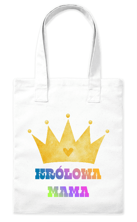 Torba bawełniana eko „Królowa Mama” 220 g