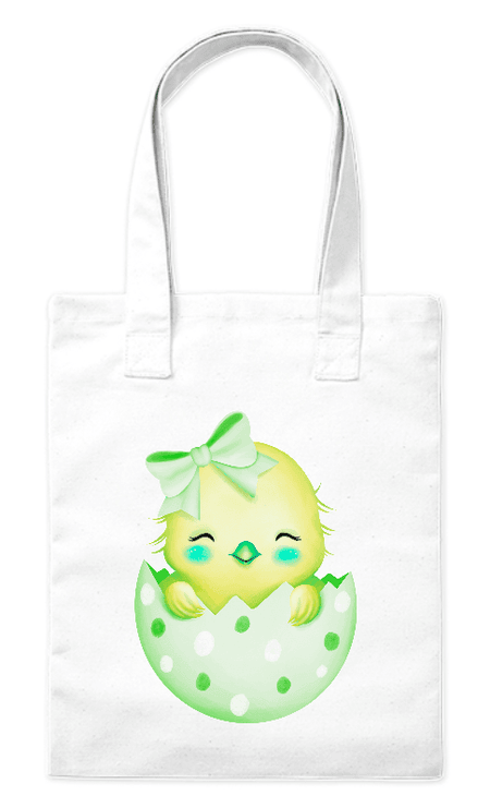 Torba bawełniana eko „Kurczaczek w skorupce” 220 g