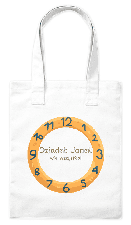 Torba bawełniana eko „Dziadek wie wszystko!