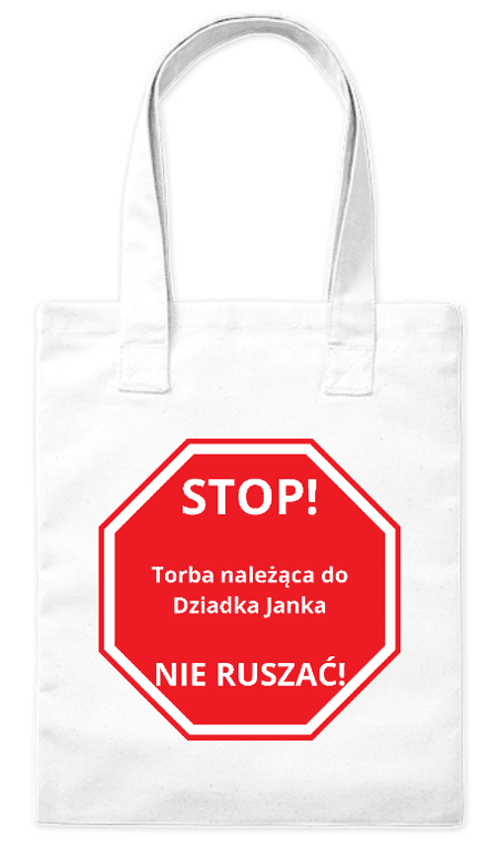 Torba bawełniana eko „STOP! Torba Dziadka