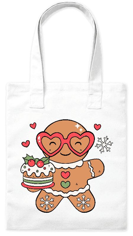 Torba bawełniana eko „Pierniczek w okularach” 220 g 