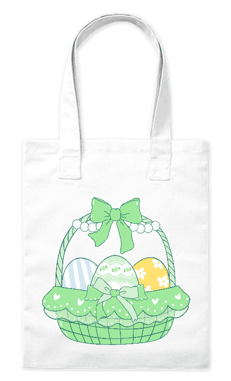 Torba bawełniana eko „Pisanki w koszyczku” 220 g