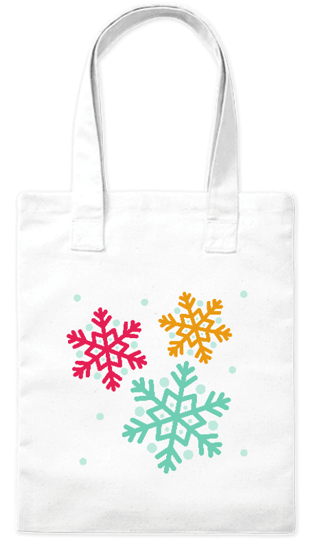 Torba bawełniana eko „Płatki śniegu” 220 g