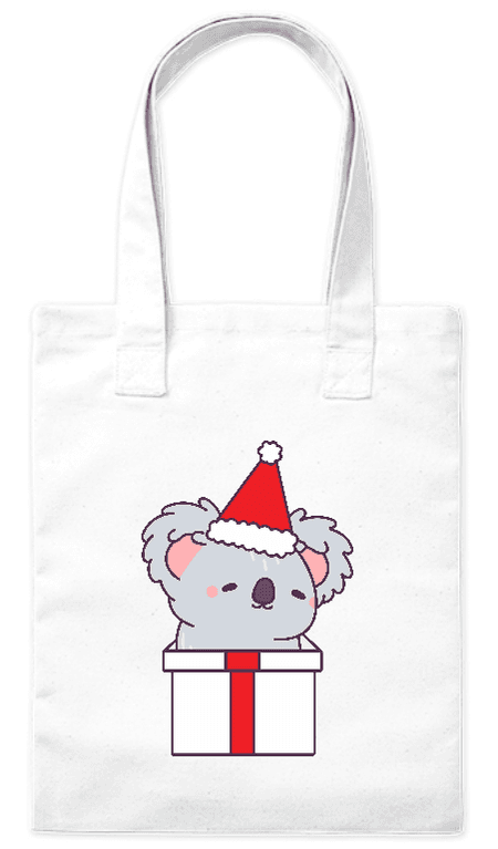 Torba bawełniana eko „Prezentowy koala” 220 g