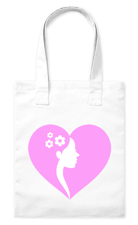 Torba bawełniana eko „Kobiecy Profil” 220 g