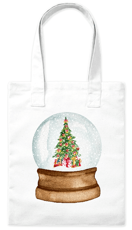 Torba bawełniana eko „Śnieżna kula” 220 g