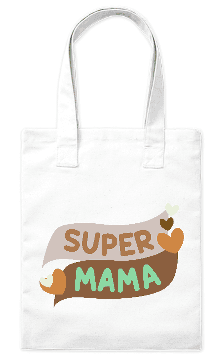Torba bawełniana eko „Super Mama” 220 g