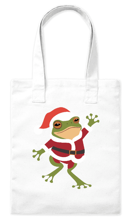 Torba bawełniana eko „Świąteczna żabka” 220 g