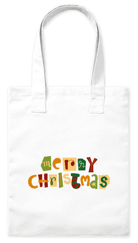 Torba bawełniana eko „Świąteczny kolaż” 220 g