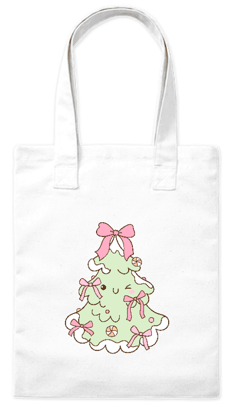 Torba bawełniana eko „Wesoła choinka” 220 g