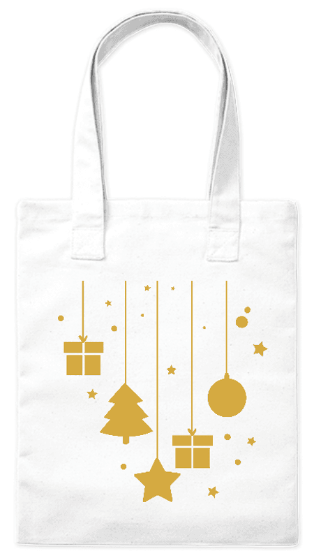 Torba bawełniana eko „Złote ozdoby” 220 g