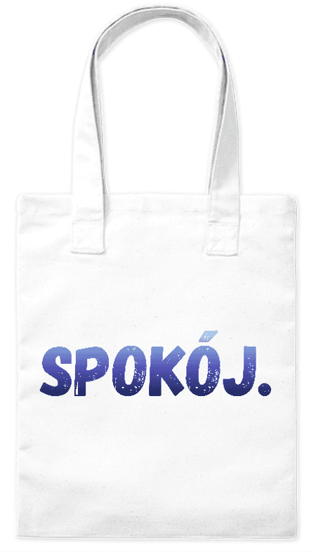 Torba bawełniana eko „Spokój.” 220 g