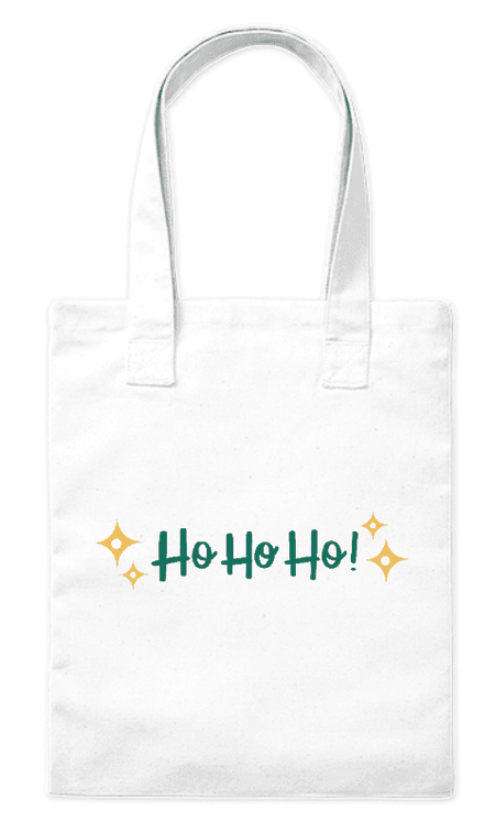Torba bawełniana eko „Ho Ho Ho!” 220 g
