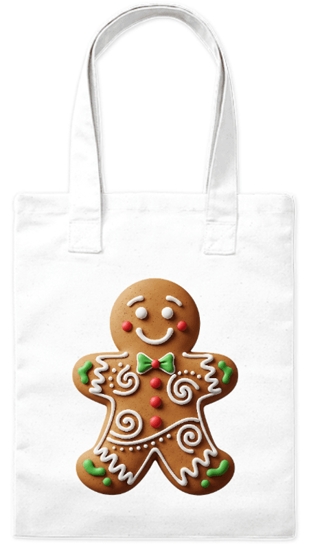 Torba bawełniana eko „Piernikowy ludzik” 220 g