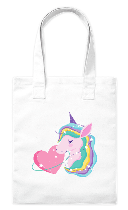 Torba bawełniana eko „Sweet Heart Unicorn