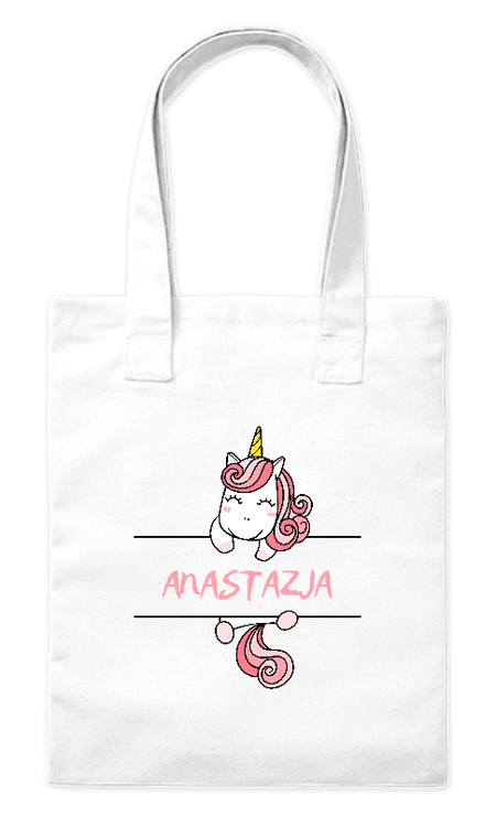 Torba bawełniana eko „Magic Unicorn” – Personalizowana 220 g