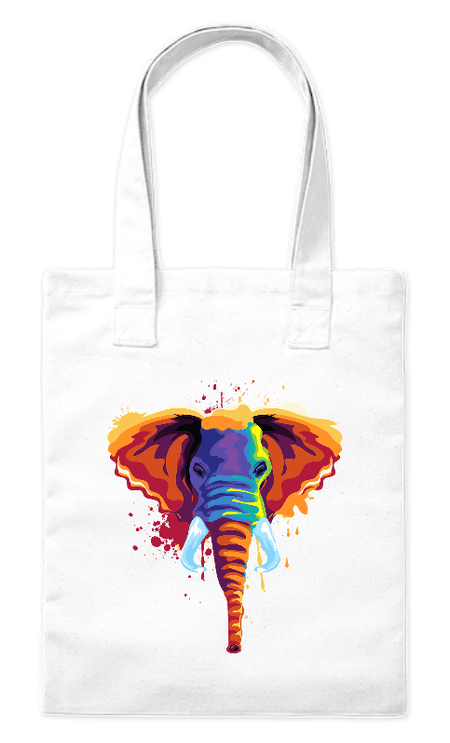 Torba bawełniana eko „Kolorowy Słoń” 220 g