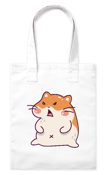 Torba bawełniana eko „Zły Chomik” 220 g