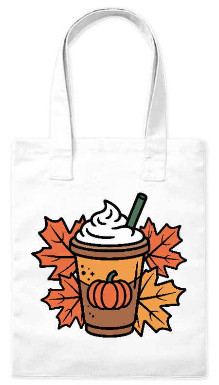 Torba bawełniana „Dyniowe latte” – 220 g/m²