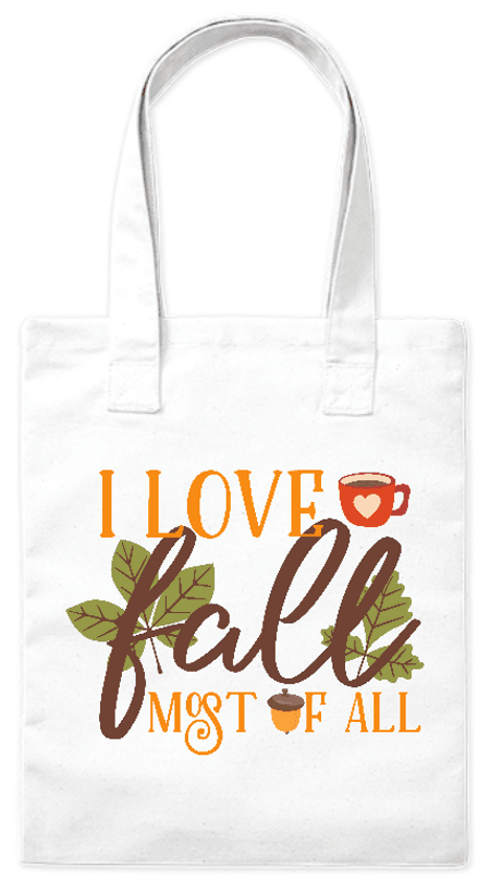 Torba bawełniana „I Love Fall Most of All” – 220 g/m²