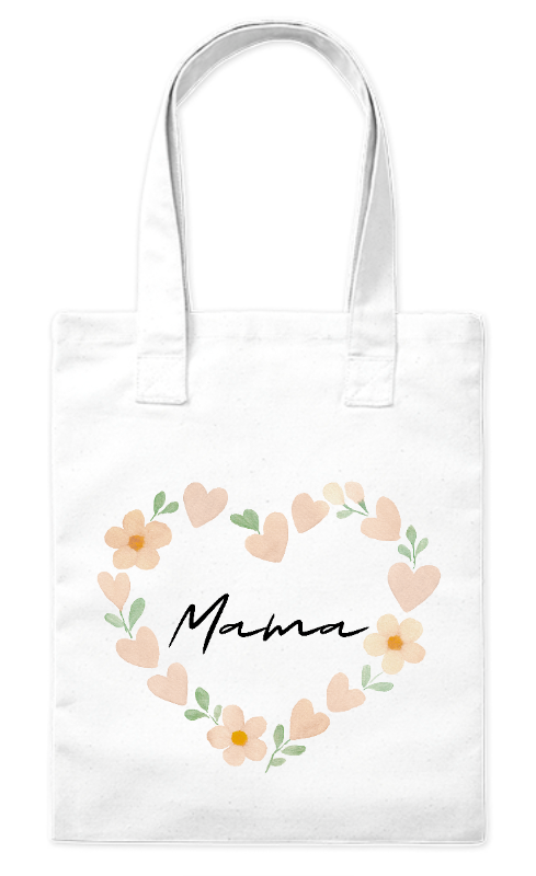 Eko torba z Bawełny 220 g Bavenna „Kwiatowe serce