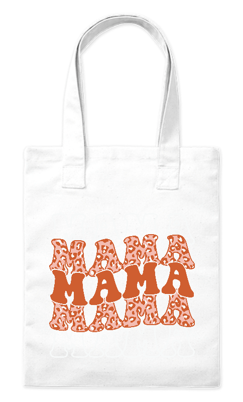 Ekologiczna torba z bawełny 220 g Bavenna „Mama w stylu retro” z napisem mama w różnych kolorach