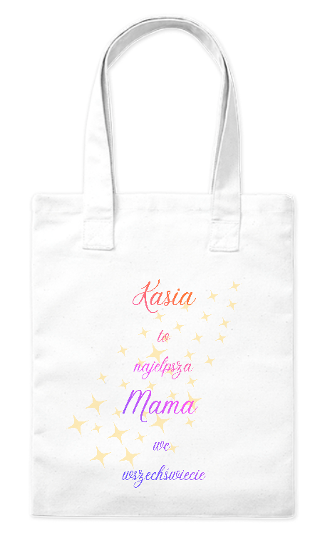 Torba bawełniana eko 220 g Bavenna „Najlepsza Mama