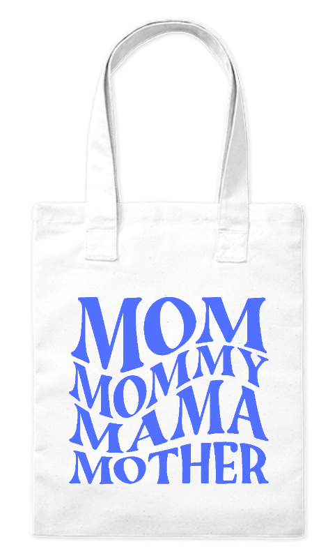 Torba bawełniana ekologiczna 220 g Bavenna „Wszystkie imiona Mamy” z napisem mama w różnych wersjach