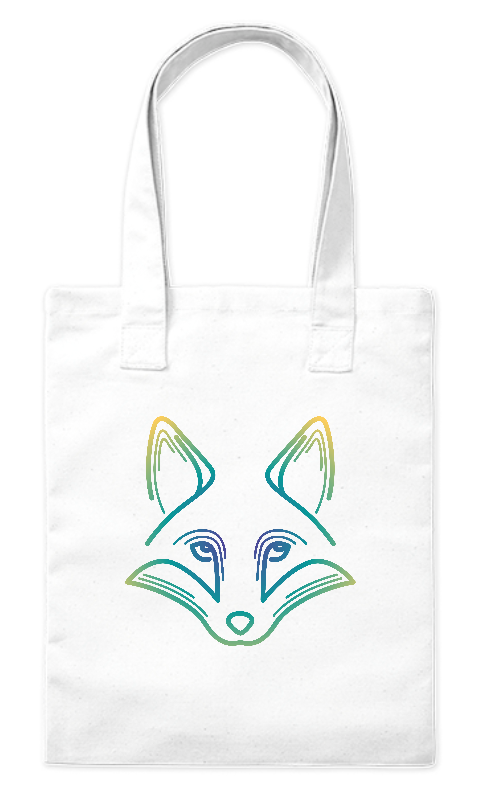 Torba bawełniana eko lis Bavenna biała